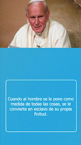 Screenshot 3 Juan Pablo II frases inspirado android