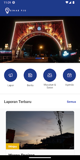 Sinar PJU Screen 2