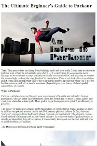 How to Do Parkour Moves