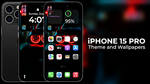 Captura de Pantalla 1 Launcher iPhone 15 Pro Max android