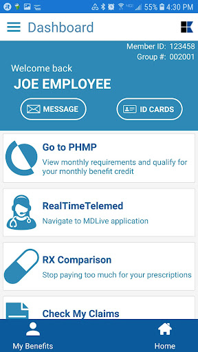 Android application KBA-EZ Health Guide screenshort