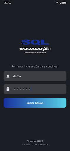 SqualoApp Screen 2