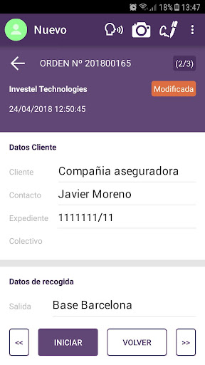 InvesFleetMobile Screen 3