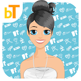 Dress up games and shopping icon