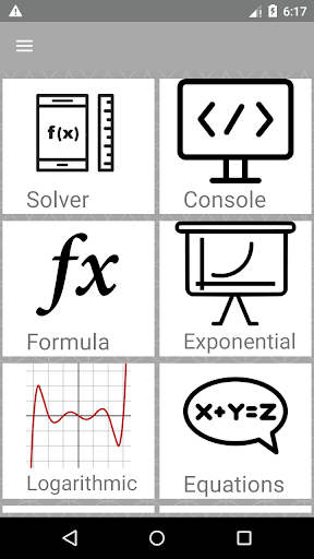 Android application Precalculus Solver screenshort
