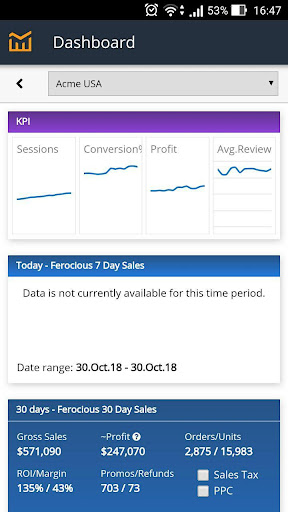 ManageByStats Screen 2