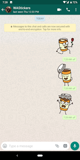 Coffee stickers for WhatsApp Screen 2
