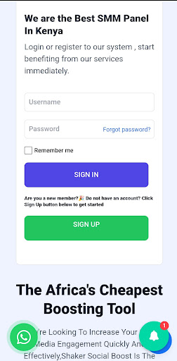 Android application Famous Kenya screenshort