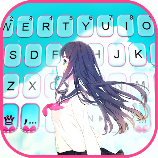 Anime JK Girl Keyboard Backgro logo