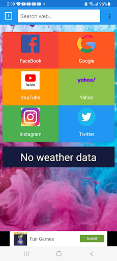 Android application Thunderbolt Browser screenshort
