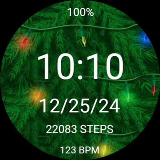 Christmas Tree Light Watchface logo