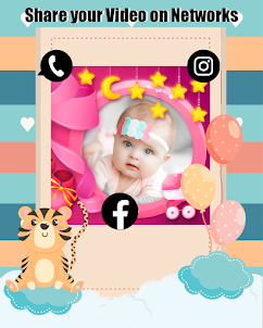 Baby video maker with song