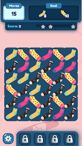 Cute Socks Match Swap Tiles
