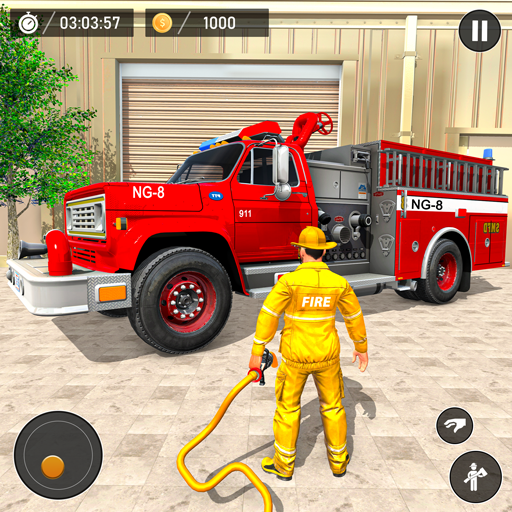 Fire Truck Games Rescue Sim Logo