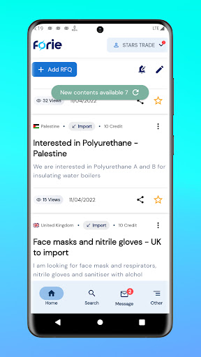 Android application Forie screenshort