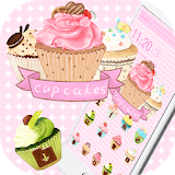 sweet pink cake theme sweet pink wallpaper icon