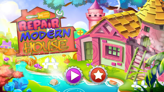 Screenshot 1 Reparar casa moderna: juego de android
