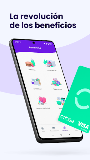 Android application Cobee - Flexible benefits screenshort