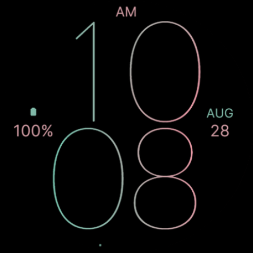 Pastel Line Watch Face logo