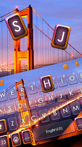 Usa Golden Gate Bridge Keyboar Screen 2