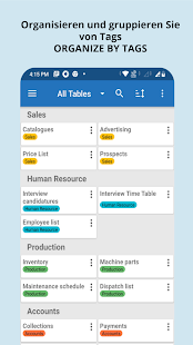 Table Notes - Mobile Excel Ekran görüntüsü