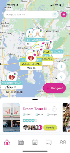 Android application Krew Social screenshort