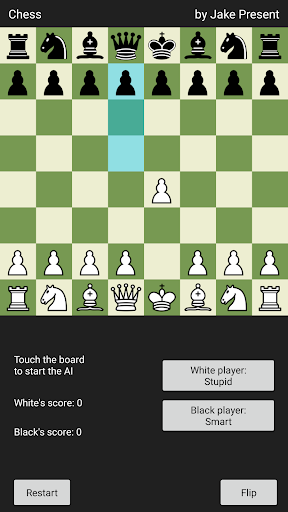 Android application Chess with AI – A Project by J screenshort