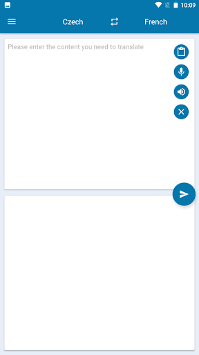Android application Czech French Translation screenshort