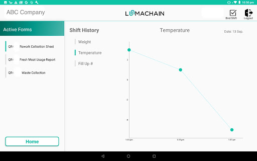 Lumachain QC Checks Screen 2