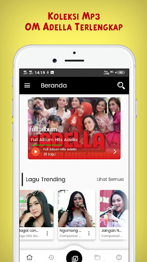 Android application Adella Dangdut Koplo Terbaru 2 screenshort