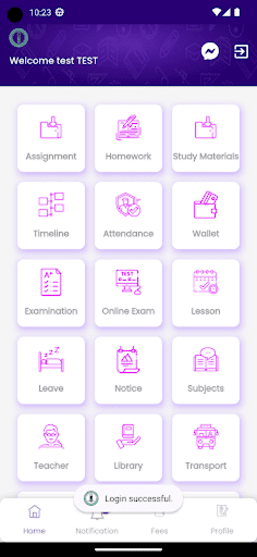 Android application كلية ابن خلدون الاهلية screenshort