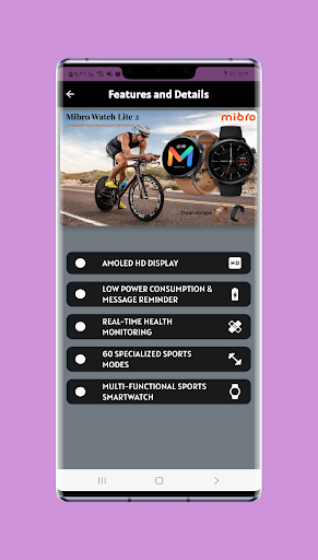 mibro fit guide Screen 2