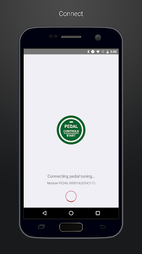 Android application Pedal Controls screenshort