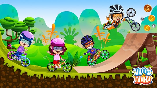 Vlad & Niki: Kids Bike Racing Apk Mod for Android [Unlimited Coins/Gems] 6