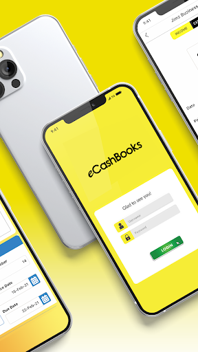 eCashbooks Mobile Screen 2