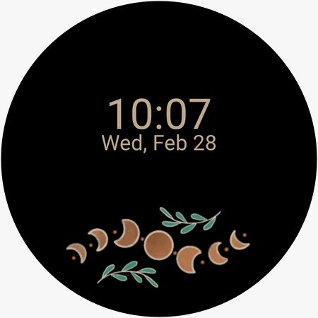 Celestial watch face- 6 Themes Screen 2