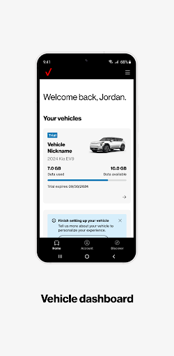 Android application Verizon Connected Vehicle screenshort