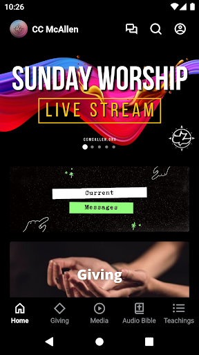 Android application Calvary Chapel McAllen Metro screenshort