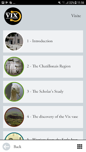 The Vix Treasure Museum Guide Screen 3