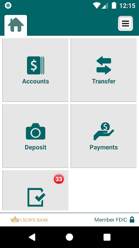 Crown Bank Business Mobile Screen 3