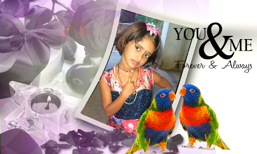 Love Birds Photo Frame with Lo