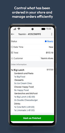 Order Manager Screen 3