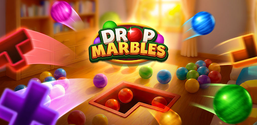 Drop Marbles : Puzzle Game официальный баннер обложки приложения для Android