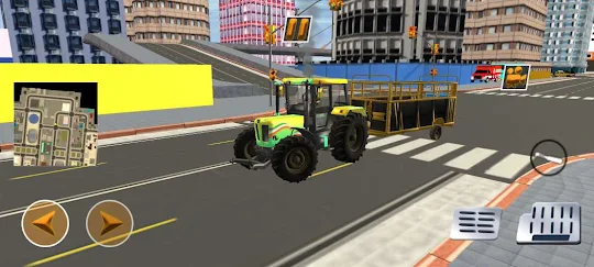 Tractor Trolley Driving Games
