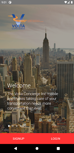 Android application Volta Concierge screenshort