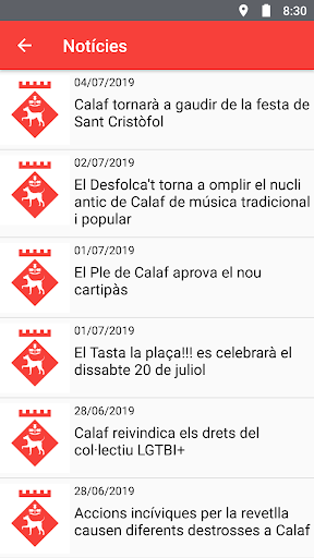 Ajuntament de Calaf Screen 2