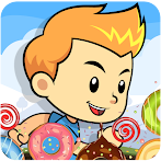 Boy Collecting Donuts