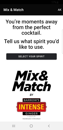 Android application Mix & Match screenshort