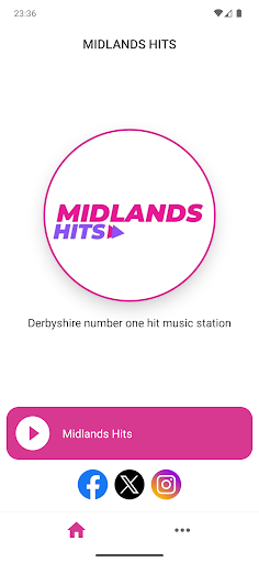 Android application Midlands Hits screenshort