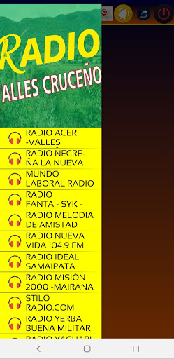 Radio Valles Cruceños Screen 2